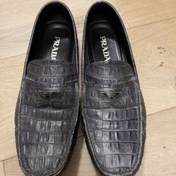 Mens Prada Loafers Size 8.5 Guaranteed Authentic
