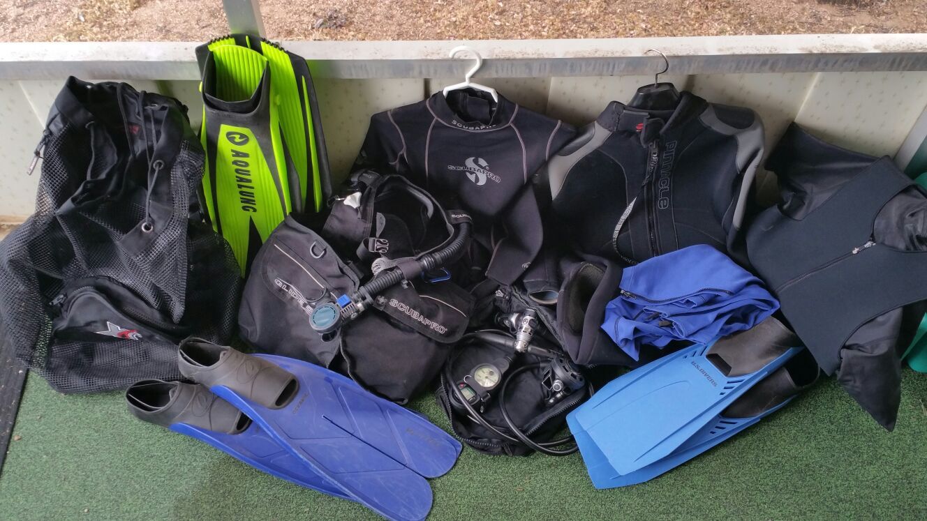 Dive equipment, like new. Scubapro first and second stage and BC, plus extras