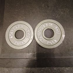 2.5lb Olympic Weight Plates-