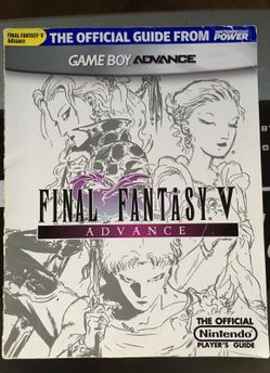 Final fantasy v 5 gameboy advance strategy guide Nintendo