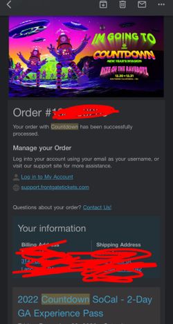 Countdown 2 Day Pass 