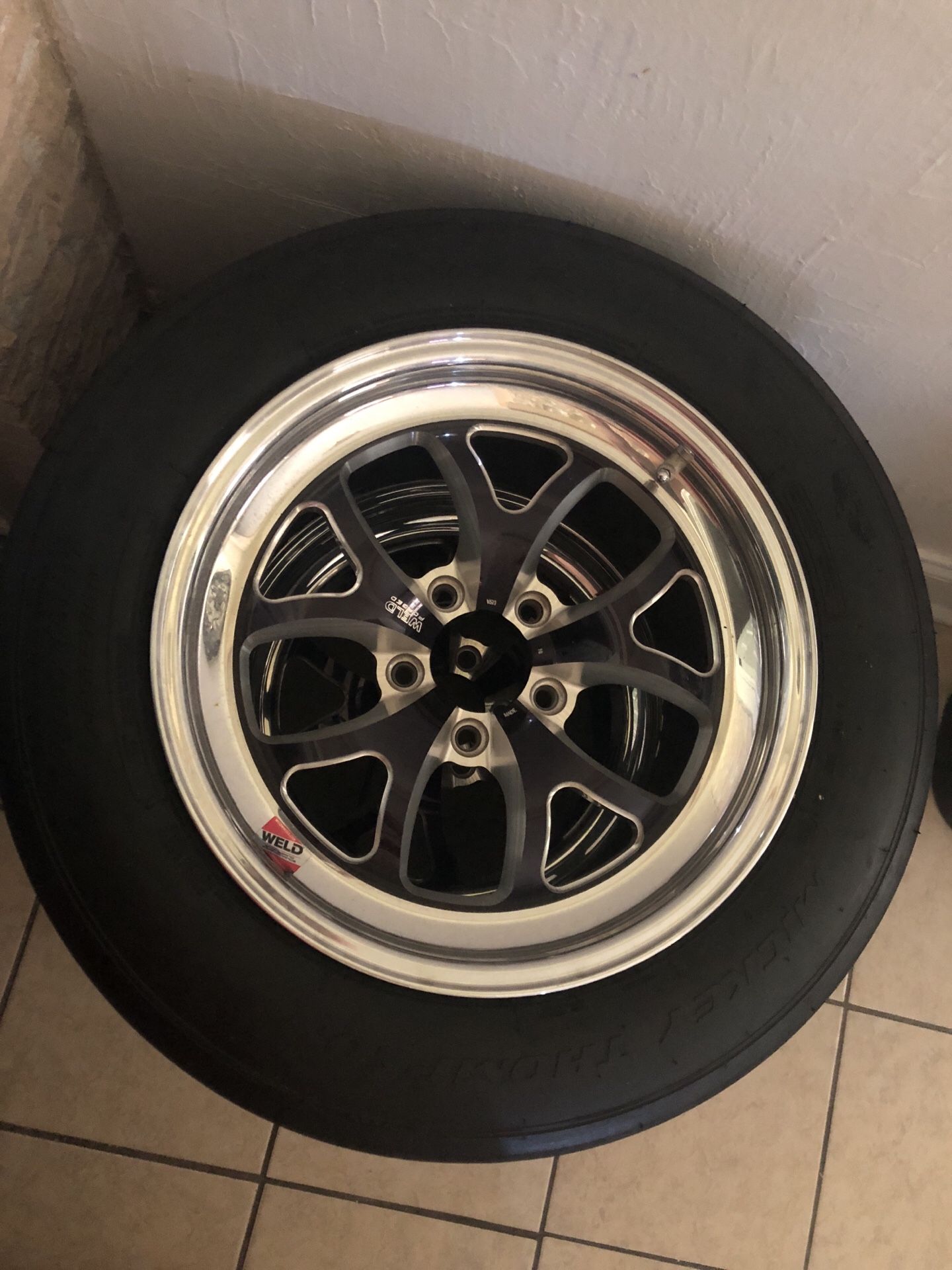 Weld S76 with tires corvette c6 Grand sport/ Z06 fitment 17x11