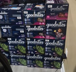 Goodnites Nighttime Underwear S/M, L. XL