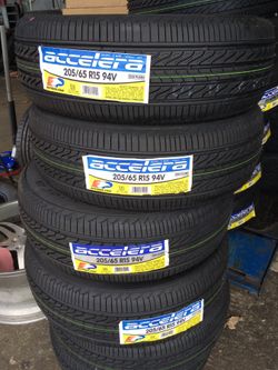 NEW 205/65/15 ACCELERA $269 INSTALLED