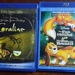 2 Blue Ray DVDs 