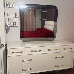 Mirror and dresser