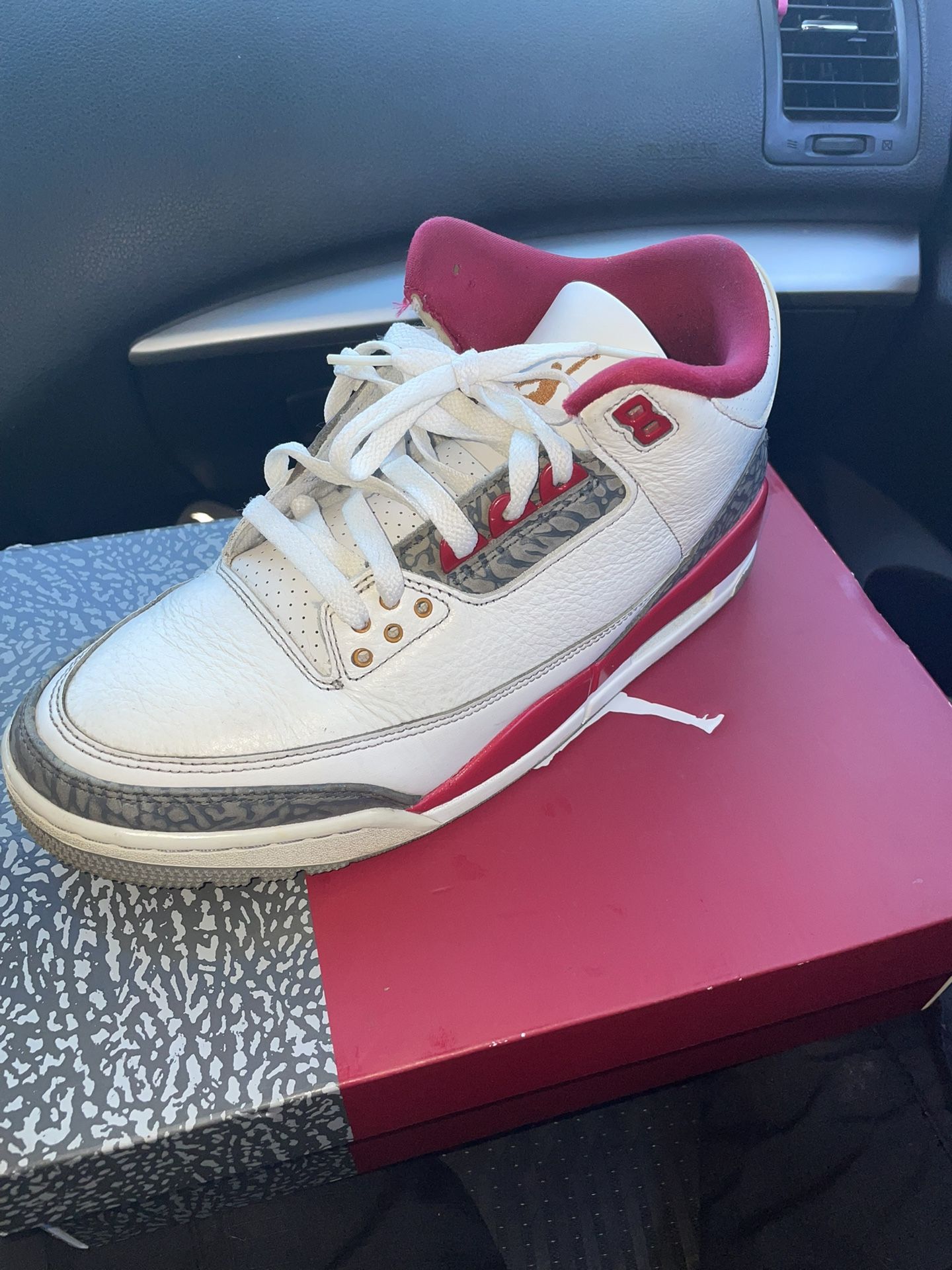 Jordan 3 Cardinal Red