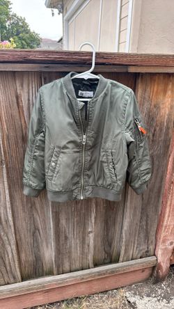 H&M Green Kids Bomber Jacket 
