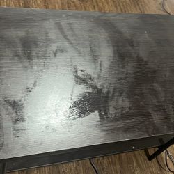 Black Wood Table 