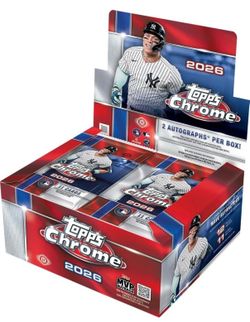 2026 Topps Chrome Baseball Jumbo Bobby Box