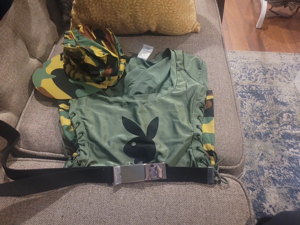 Playboy Army Romper Costume