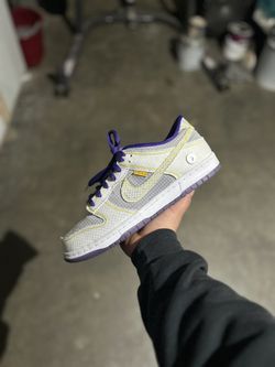 Union LA x Nike Dunk Low Court Purple Sz 10 