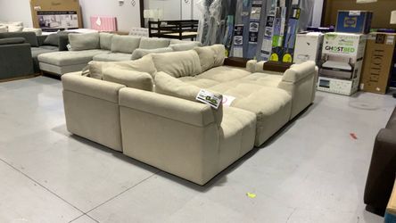 Paige 6-Piece Modular Fabric Sectional $1,200