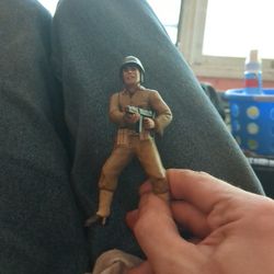 Vintage NVPD & M Ltd US Marines Army Man Action Figure 5" w/ Gun & Helmet