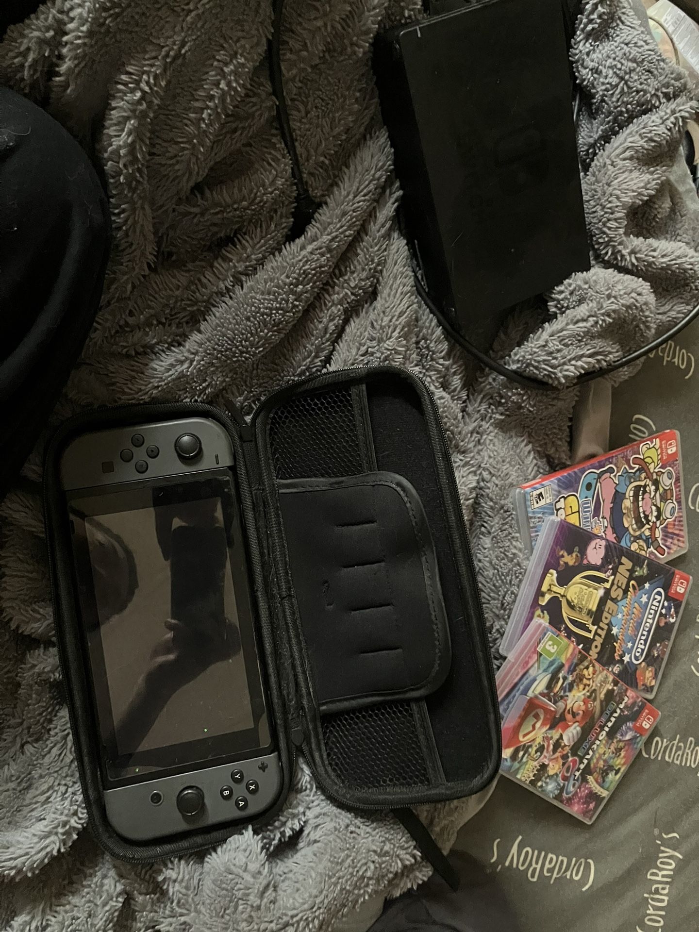 Nintendo Switch With Pro Controller Mario Kart Deluxe Nintendo WC And Warioware