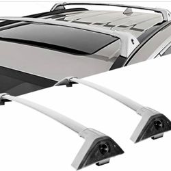 Roof-top Trailing Occasional for RAV4 Vehicles Models 2019-2023, Lockable Rails for Carrying Luggage, Suitable for High Side Rails, Maximum Loading