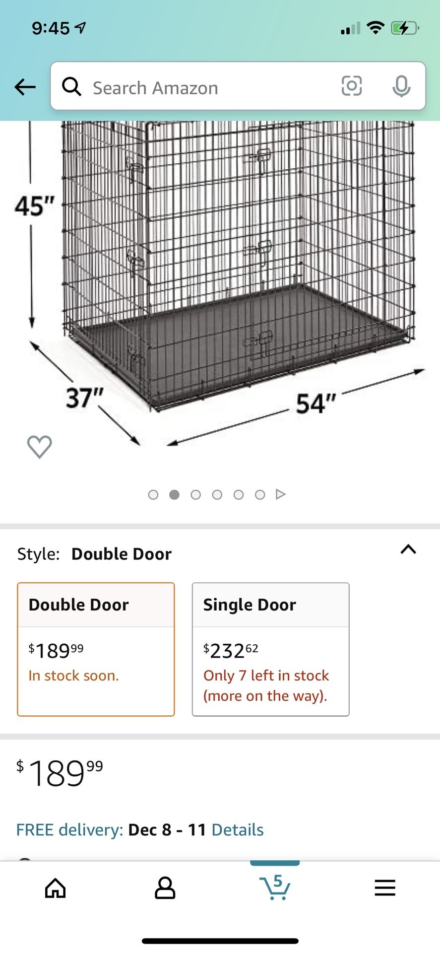 Extra Large Dog Crate 