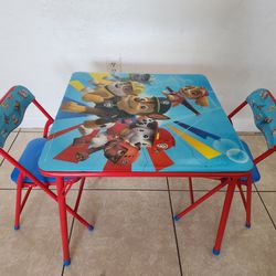 Paw Patrol Table And Chairs