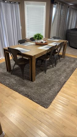 Brown rug