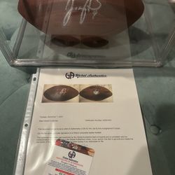 Joe Burrow Autographed Football