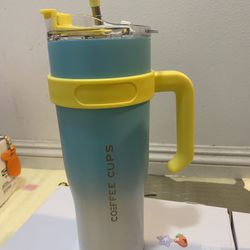 Large Ice Tumbler Cup – Brand New | Cute Gift Stickers Included