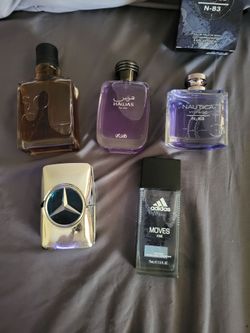 Mens cologne lot Mercedes Hollister Adidas Hawas Nautica Mercedes cologne