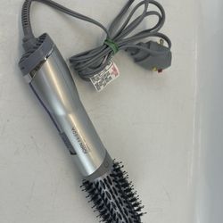 John Frieda Frizz Ease Salon Shape 1.5" Ionic Hot Air Brush Silver Model JFHA5R