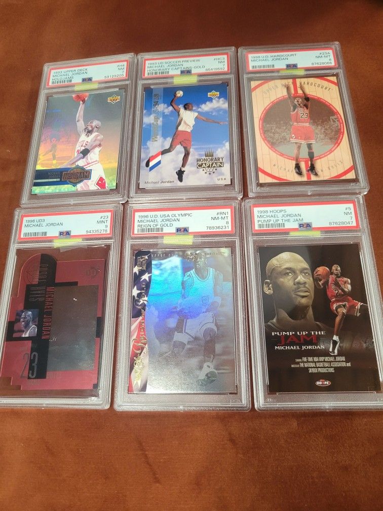 Michael Jordan Basketball Cards Lot