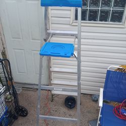 6'  WERNER Ladder.  250 Lbs Max Weight. Aluminum.