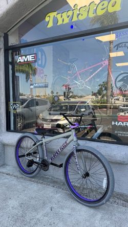 NEW SE Blocks Flyer 26” Wheelie BMX Bike Bicycle Matte Grey Purple 2026 - Mafia Street Crew Throne Elite GT