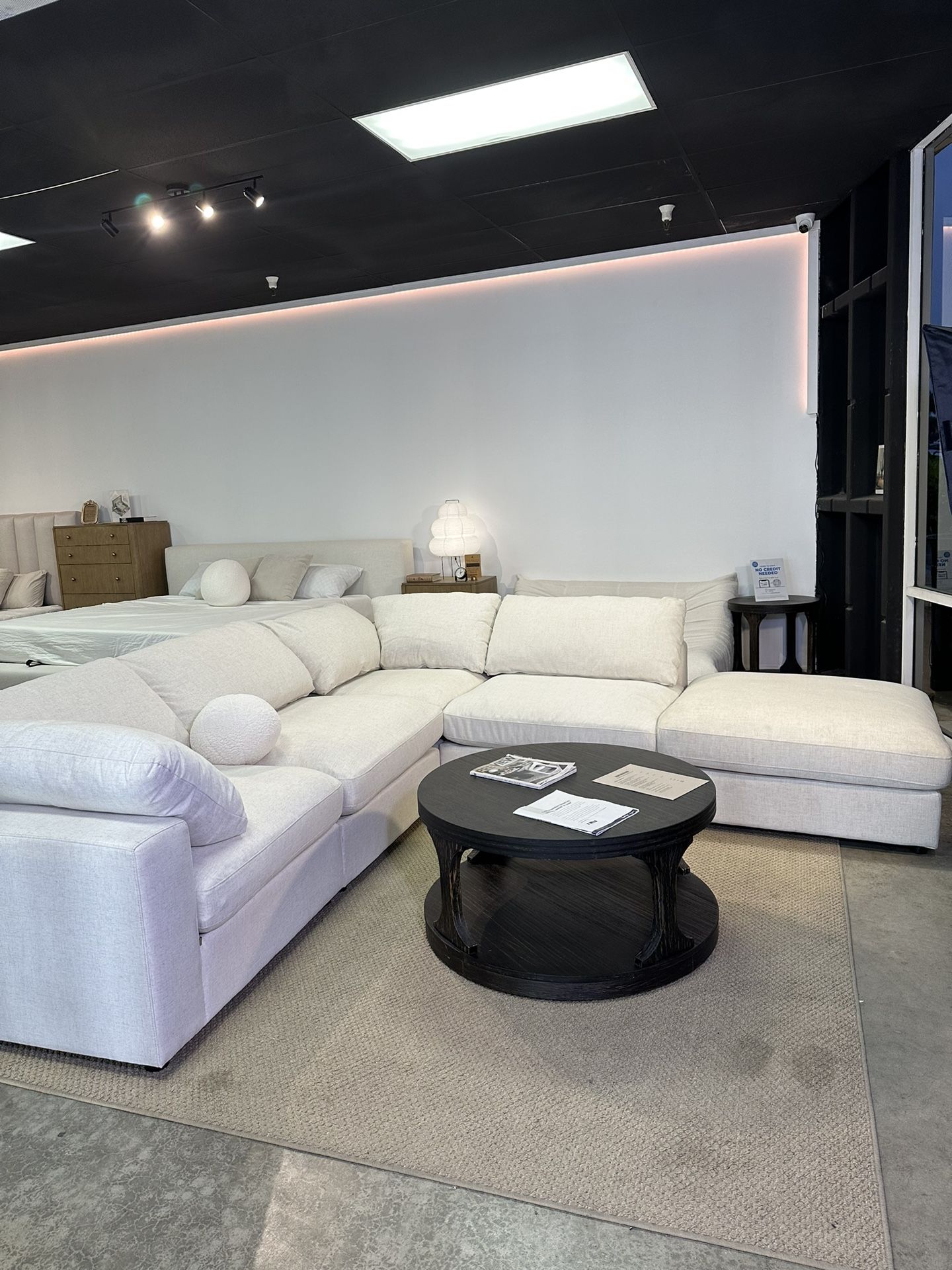 Modular Cloud Sectional Sofa Chaise With Ottoman βοΈ β NEW + FREE Delivery