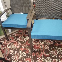 Brand New Set Of Four Chill Chairs High Quality Metal And Wicker set Of Four 220 Or 45each