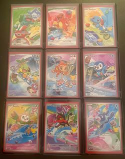 Complete Pokemon First Partner Illustrator Collection Series 1