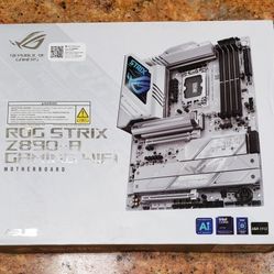 New Sealed In Box High-End ASUS Rog Strix Z890-A Gaming WiFi Motherboard 