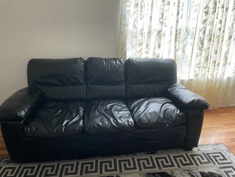 Leather living room set