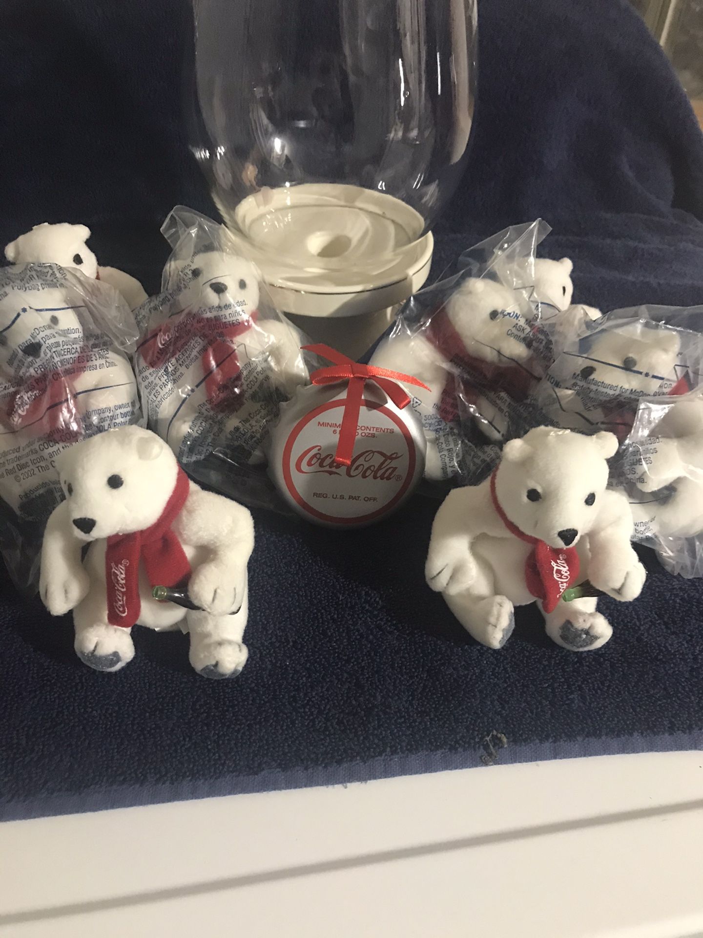Coca Cola Christmas Poler Bear and Ornament