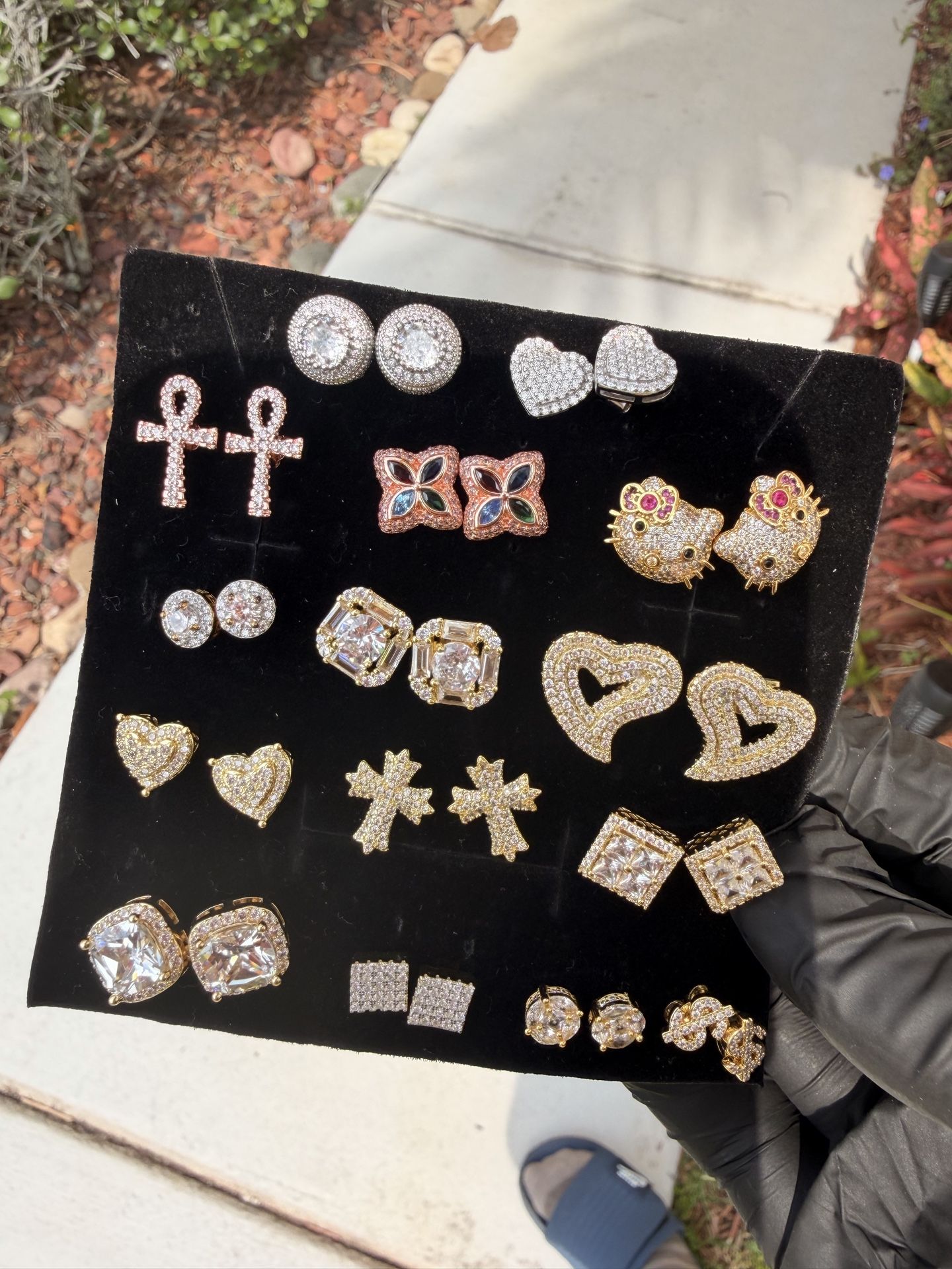 Vvs Iced Out Earrings for Men & Women