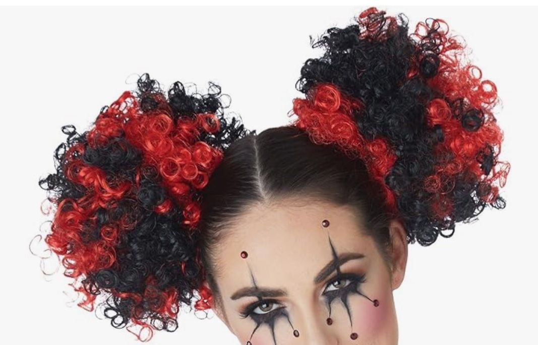 Clown Hair Puff Buns