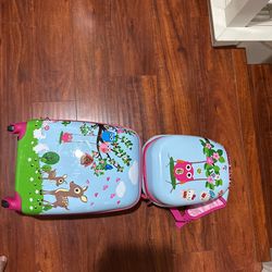 Kids Carryon And Backpack