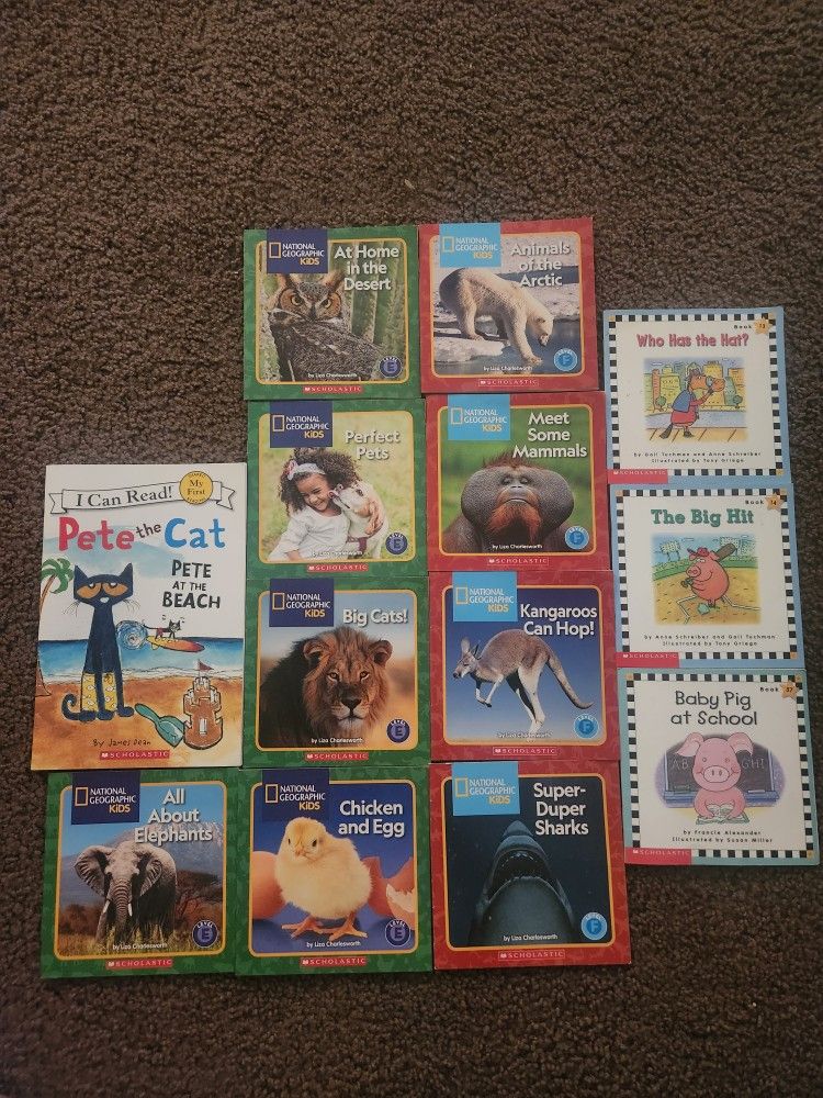 Phonics Books National GEOGRAPHICS Lot Mix Kifs Books First Read