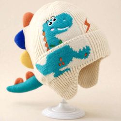 Cute Dinosaur Winter Set for Kids (Hat, Gloves & Socks)