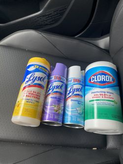 Clorox and Lysol’s
