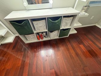 White Cube Storage Shelf Units