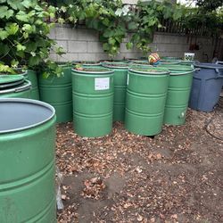 55 Gallon Metal Drums Barrel