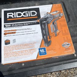 RIDGID 18V 16-Gauge 2-1/2 in. Straight Finish Nailer (Tool Only)