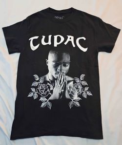 2Pac Praying Hands Graphic T-Shirt