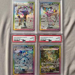 Espeon ,glaceon,leafeon