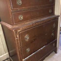 817-933-0601 $500 For Dresser Antique Early 1900 …. $600 0r Best Offer  For Trailer