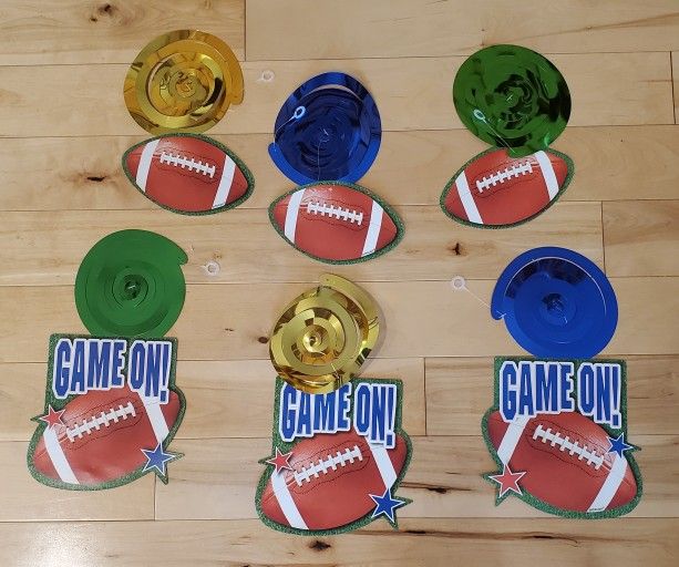 'Game On' Football Party Decorations Lot