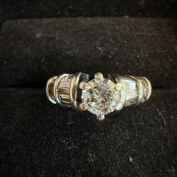 14k Yellow And White Gold 1 Carat Diamond Ring